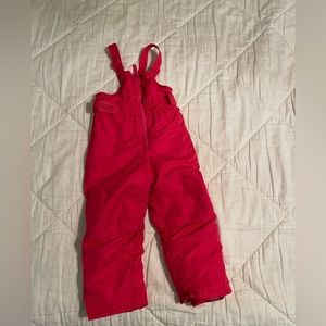 Cat & Jack Toddler Pink Ski bib size 3T
